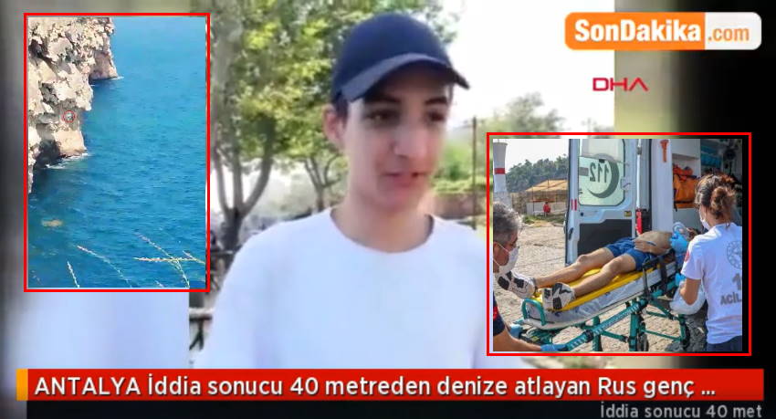 Россиянин прыгнул со скалы и погиб в Анталье