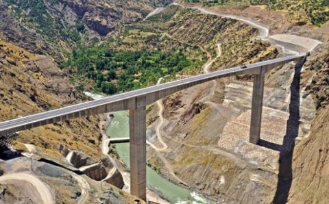 Самый высокий мост Турции объединил 5 провинций