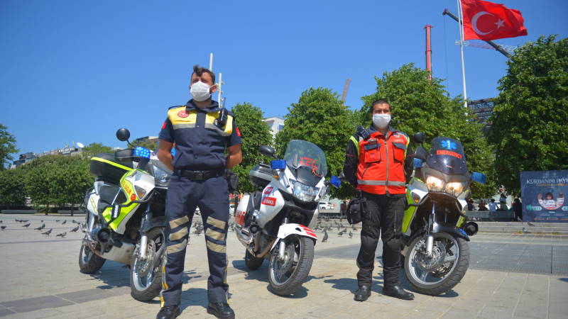 На улицах Турции появятся мотобригады скорой помощи