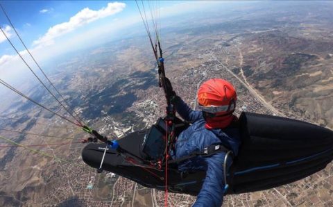 Рекорд: по воздуху из Чорума в Конью на параплане