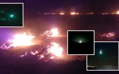 Метеорит упал на западе Турции