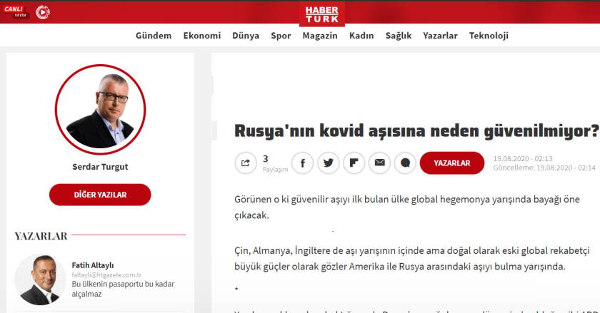 Почему российской вакцине от covid-19 не доверяют