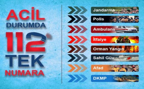 Турция перейдет на единый номер службы спасения 112