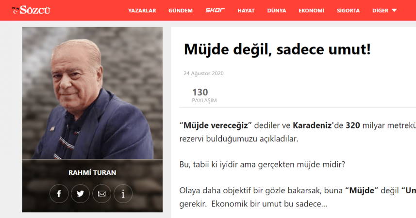 Не радостная новость, а только надежда