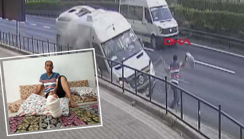 Житель Бурсы оказался в сантиметрах от смерти