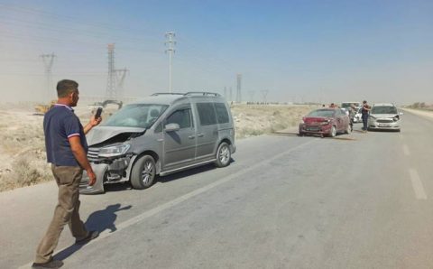 10 авто попали в ДТП из-за песчаной бури в Конье