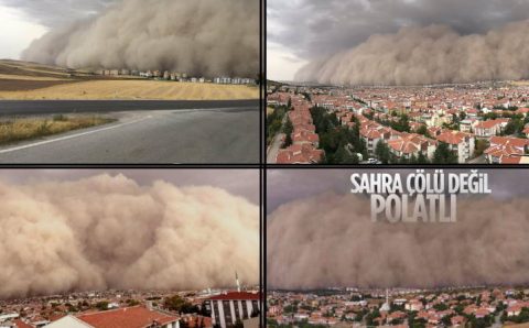 Песчаная буря в Анкаре шокировала всю Турцию