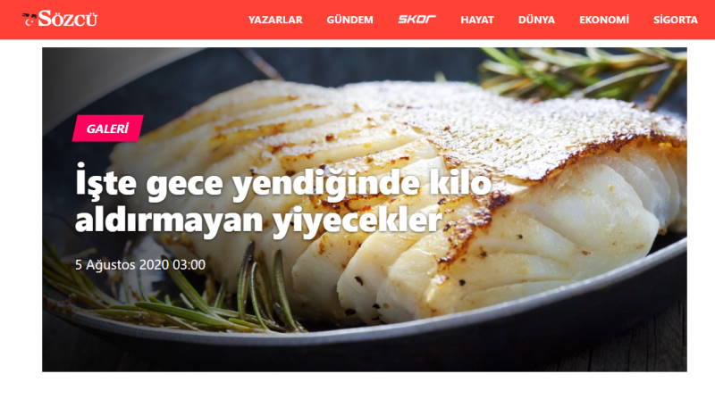 Употребление этих продуктов на ночь не добавляет лишний вес