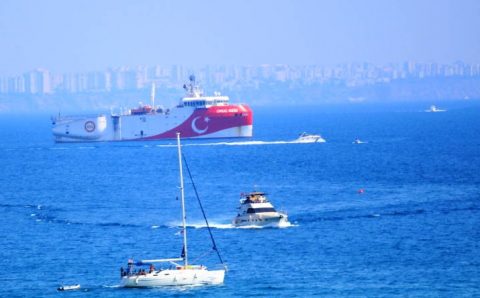 Oruç Reis снова в центре проблемы Средиземноморья