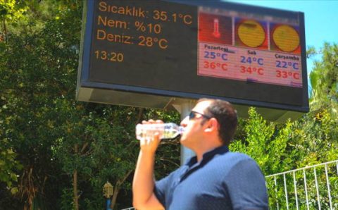 Грозы на севере и жара на юге Турции