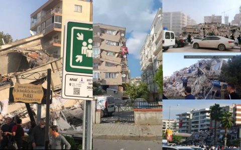 Первые страшные кадры приходят из Измира