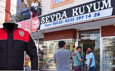 «Полицейский» ограбил ювелирный магазин в Анталии