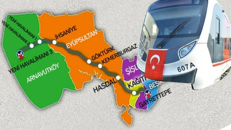 Самое быстрое метро Турции стартует в апреле 2021 года