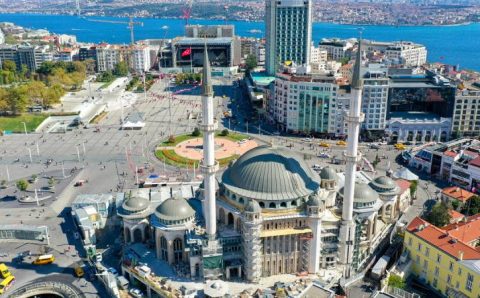 Строительство мечети Таксим подходит к завершению