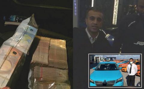 Таксист вернул забытые в машине 300 000 евро