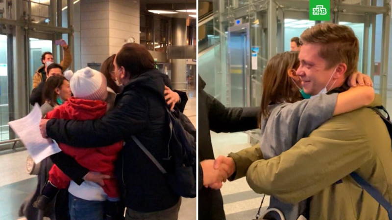 Российские журналисты вернулись домой