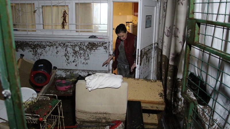 Гражданку Грузии пришлось спасать через окно