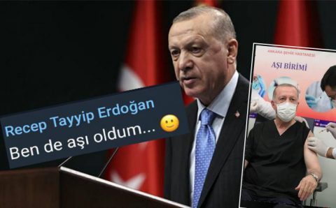 Эрдоган вакцинировался от коронавируса