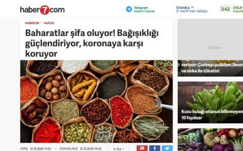 Специи исцеляют, укрепляют иммунитет, защищают от короны