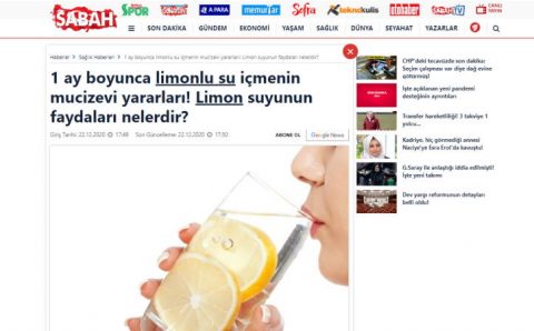 Чудодейственная польза после месяца употребления воды с лимоном