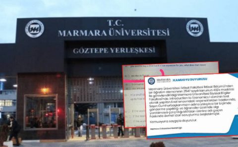Тесты Университета Мармара в центре скандала