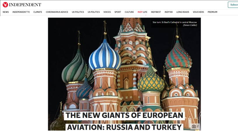 Новые гиганты европейской авиации: Россия и Турция