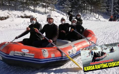 На лодке по снежным склонам Паландокена