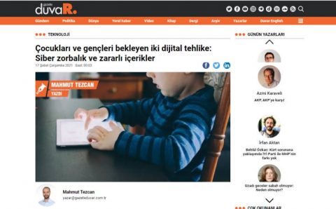 Две опасности для детей в цифровом пространстве: киберзапугивание и вредоносный контент