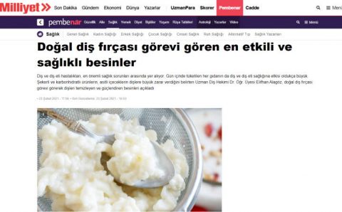 Продукты служат натуральной зубной щеткой