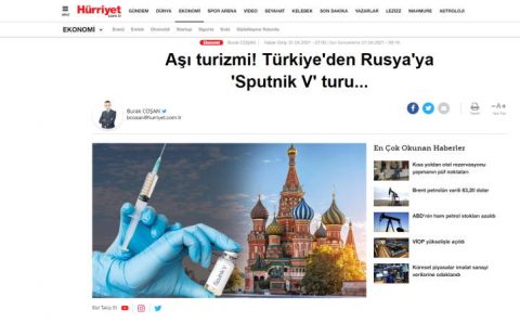 Тур «Спутник V» из Турции в Россию…