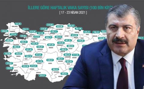 В Турции осталось две оранжевых провинции