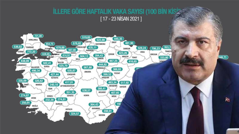 В Турции осталось две оранжевых провинции