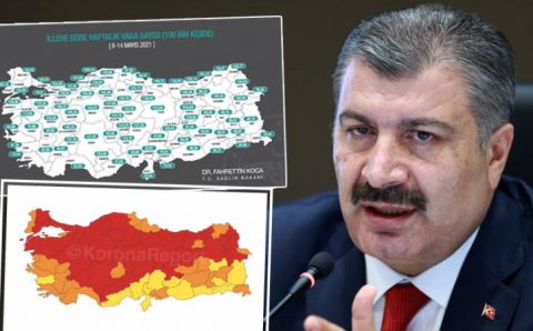 Измир, Анталья и Мугла покинули «красную зону»