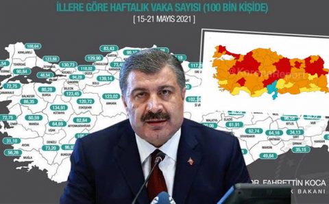 Анталья в «желтой зоне» и первые «синие» провинции