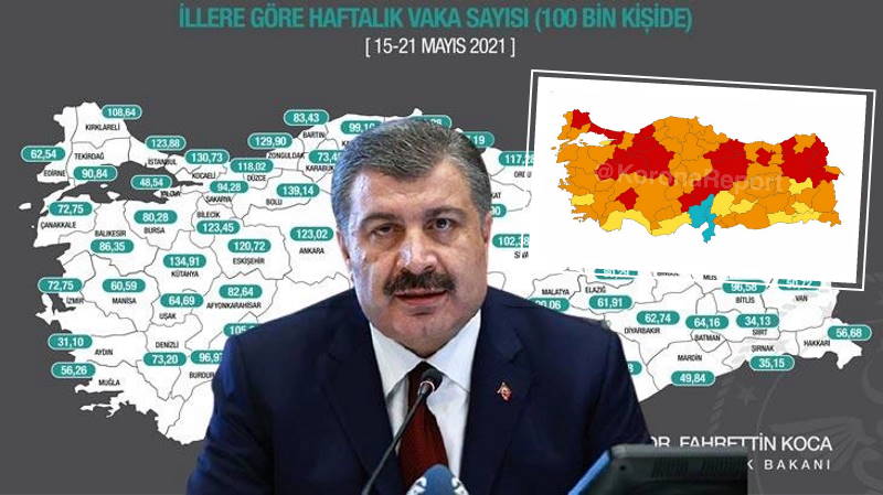Анталья в «желтой зоне» и первые «синие» провинции