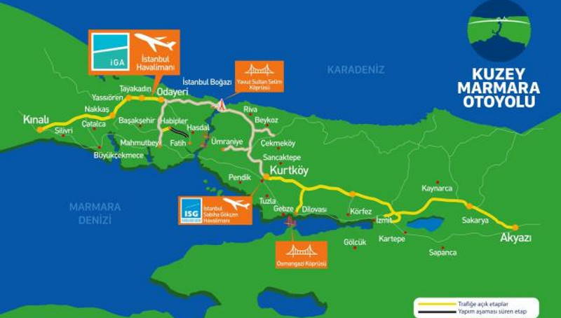 Минтранс завершил строительство трассы «Северная Мармара»