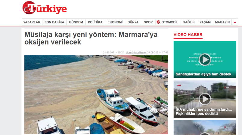 Мраморному морю дадут кислород