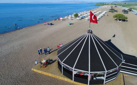 В Конье открылся самый большой пресноводный пляж