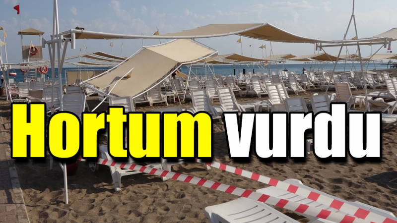 6 туристок пострадали после смерча на пляже в Анталии