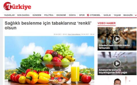 Для здорового питания ваша тарелка должна быть «разноцветной»