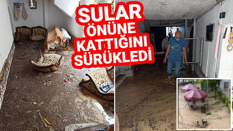 Ливни в Бурсе привели к селям и наводнению