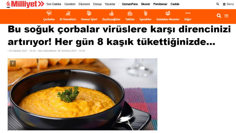 Эти холодные супы повышают сопротивляемость вирусам