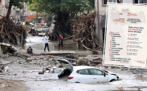 Стихия на севере Турции унесла 38 жизней, 284 человека пострадали