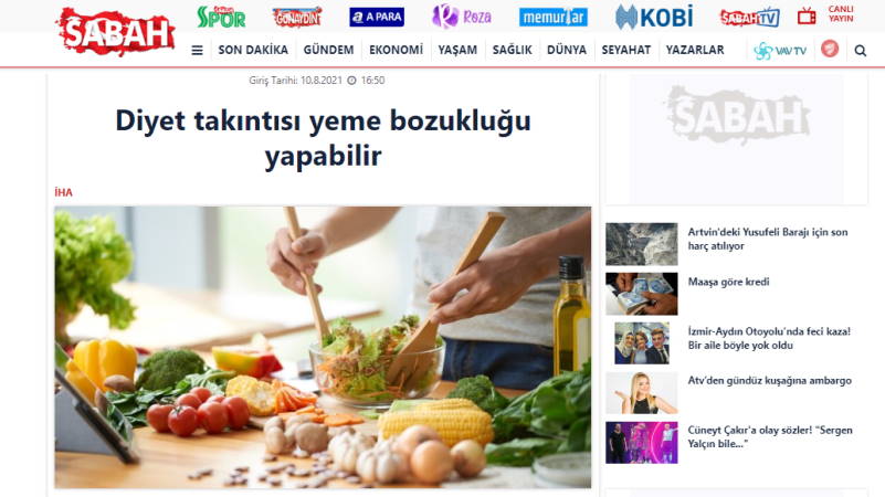 Одержимость диетами может привести к расстройству приема пищи