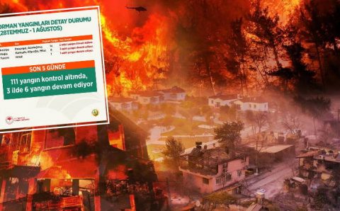 Краткая сводка: Турция 6 дней борется с пожарами