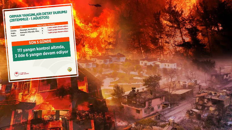 Краткая сводка: Турция 6 дней борется с пожарами