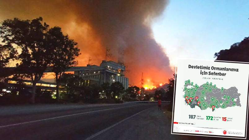 Пожары в Турции: 9-й день и борьба за ТЭЦ