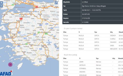 Эгейское побережье Турции не перестает трясти