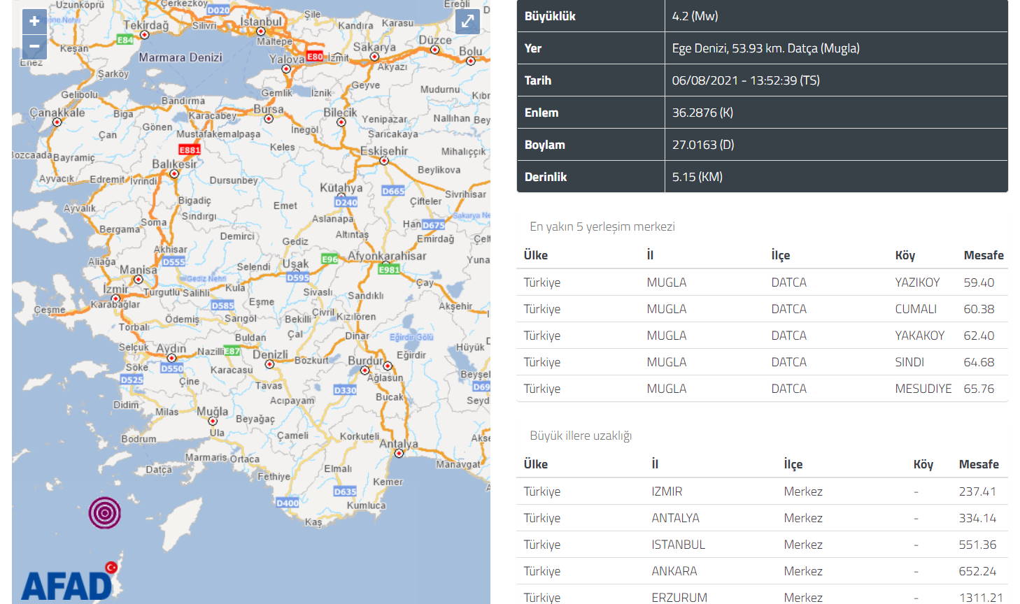 Эгейское побережье Турции не перестает трясти