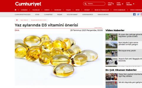 Рекомендации по употреблению витамина D3 в летние месяцы